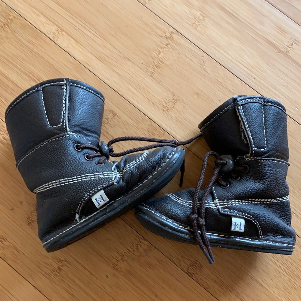 Jack and Lily Booties Brown Baby Boots Shoes